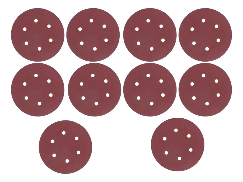 DISCO LIJA VELCRO 225MM GRANO 120 PACK DE 10 UNIDADES - 1