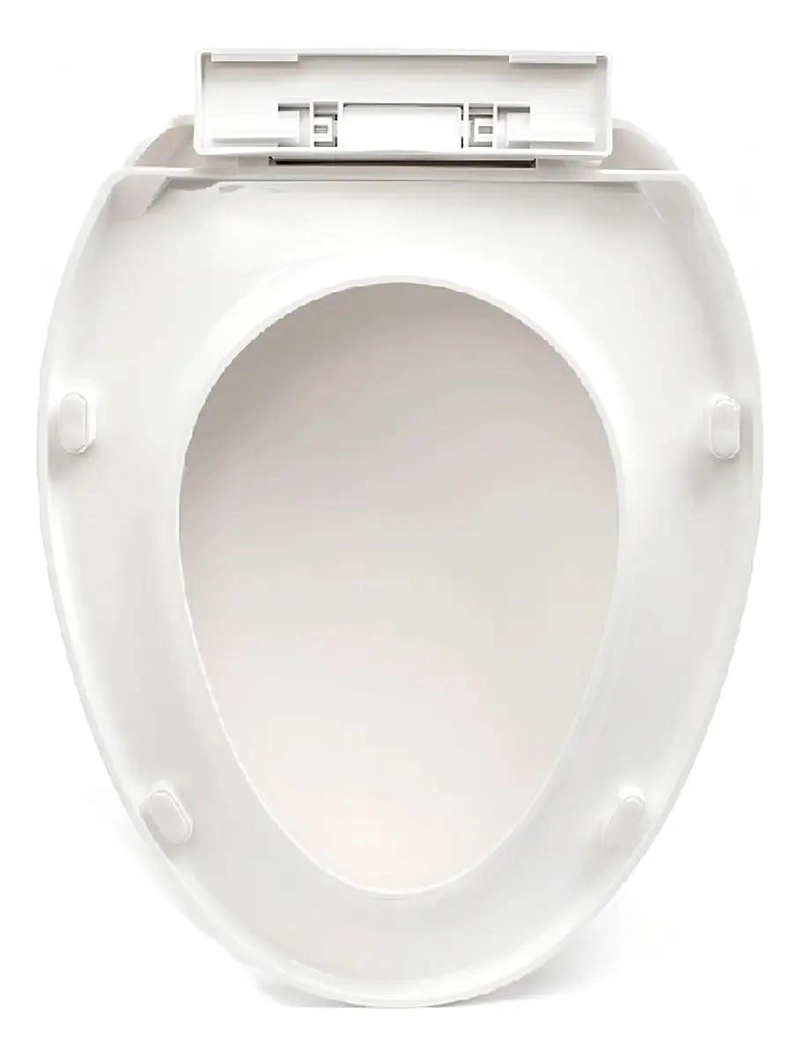 TAPA DE WC CIERRE LENTO BLANCA PARA BAÑO MODERNO - 3