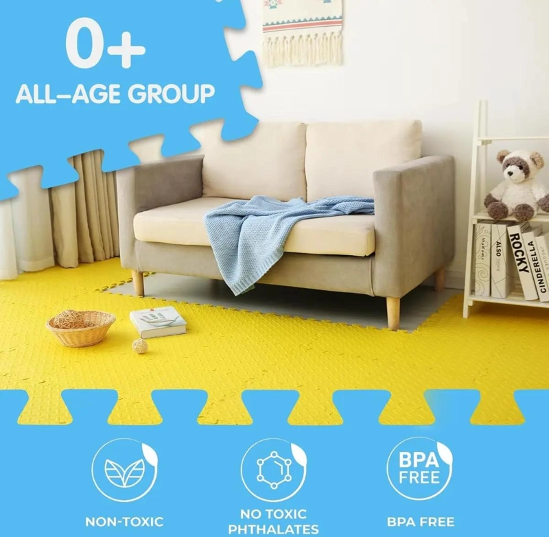 ALFOMBRILLAS DE ESPUMA PARA BEBE S PACK DE 4 PARA ACTIVIDADES - 5