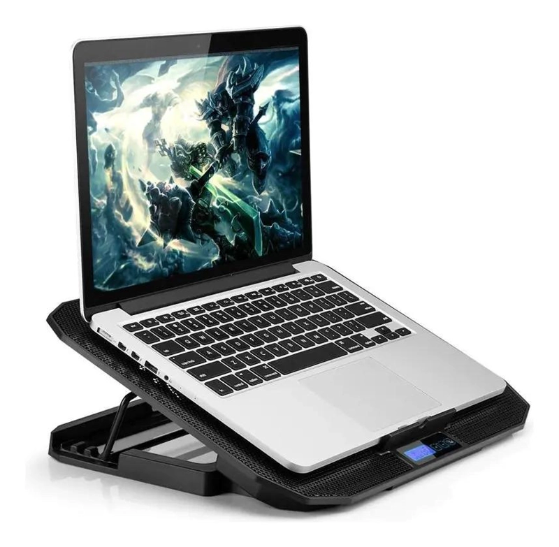 SOPORTE ERGONOMICO PARA NOTEBOOK CON VENTILADORES DUALES - 2