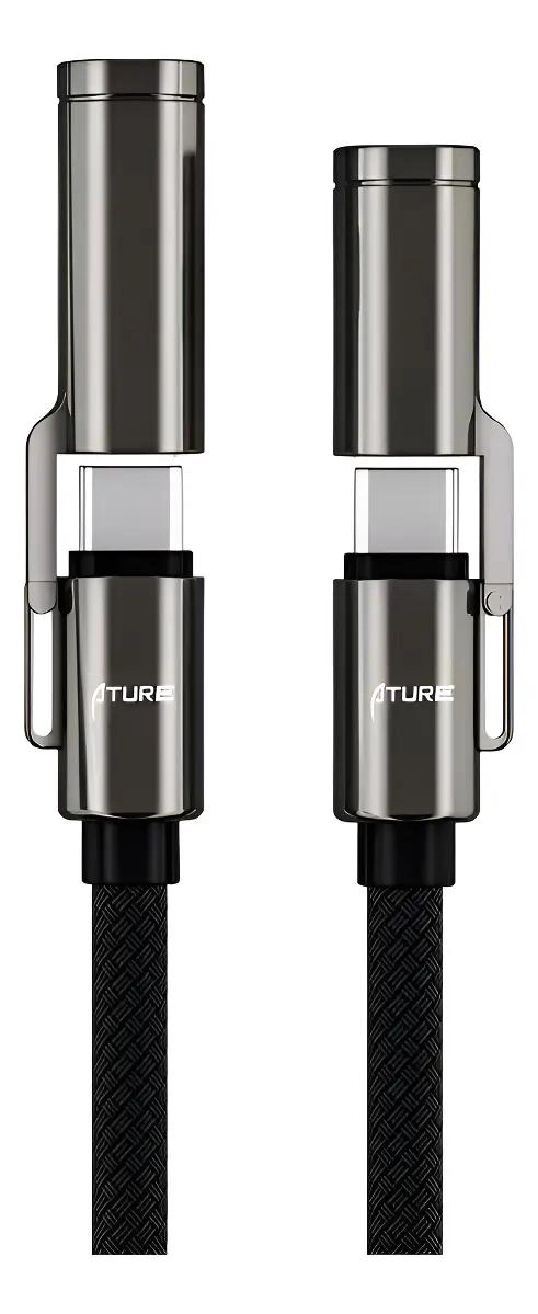 CABLE TIPO-C RAPIDO 240W CON ILUMINACION LED DE 1.2M - 1