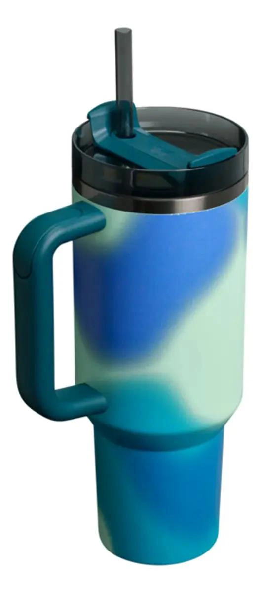 VASO TE RMICO DE ACERO INOXIDABLE 1.18L COLOR TEAL - 5