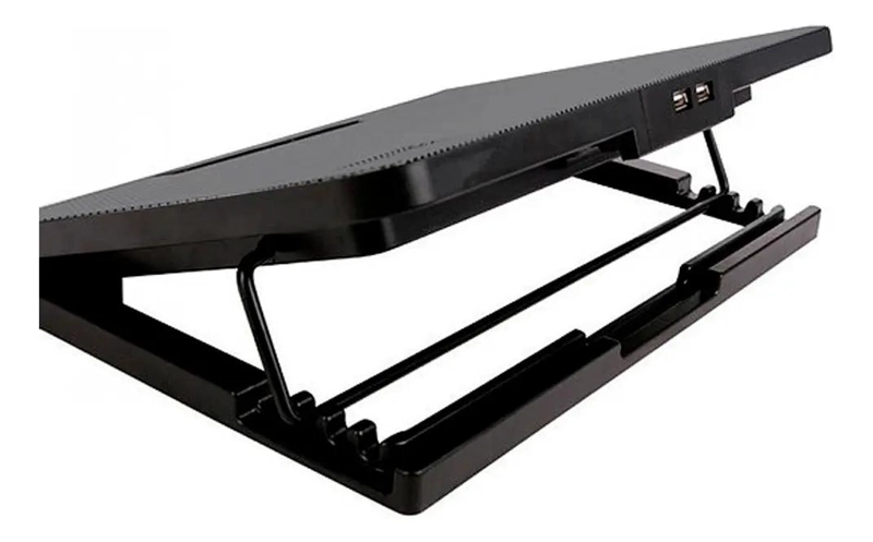 BASE ENFRIADORA PARA NOTEBOOK CON VENTILADORES USB Y SOPORTE ANTIDESLIZANTE - 4