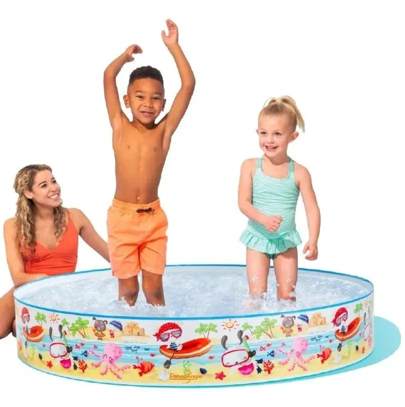 PISCINA REDONDA INFANTIL DE 152 CM PARA DIVERSION ACUATICA - 1