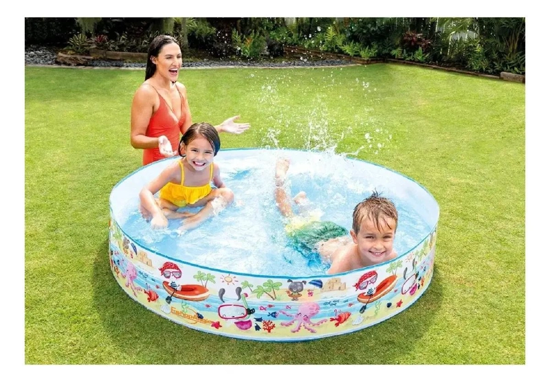 PISCINA REDONDA INFANTIL DE 152 CM PARA DIVERSION ACUATICA - 2