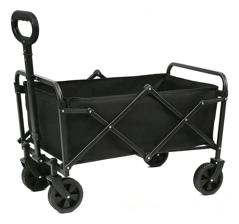CARRITO PLEGABLE MULTIUSO PARA CAMPING Y PLAYA CON RUEDAS 360° - 1