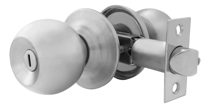 CERRADURA DE BAÑO INOXIDABLE PARA PUERTAS DERECHA E IZQUIERDA - 2