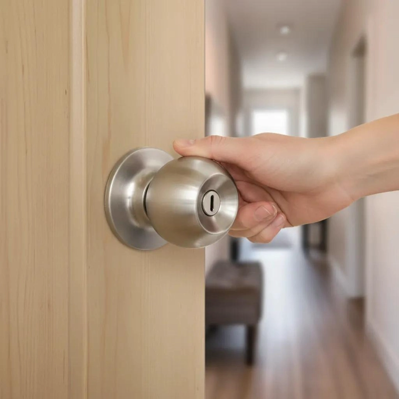 CERRADURA DE BAÑO INOXIDABLE PARA PUERTAS DERECHA E IZQUIERDA - 4
