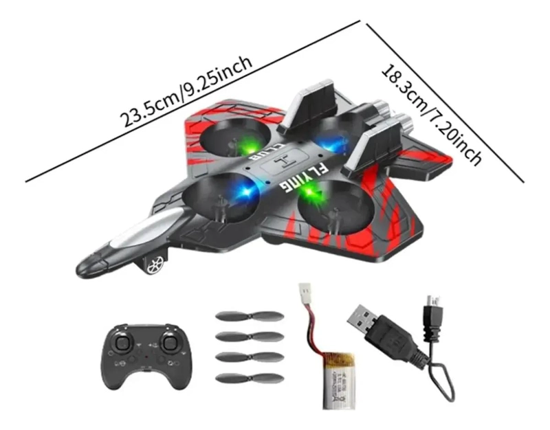 DRONE PLANEADOR DE ESPUMA CONTROL REMOTO PARA NIÑOS - 4
