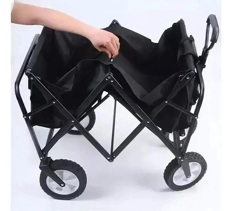CARRO PLEGABLE PARA COMPRAS Y CAMPING CON 4 RUEDAS - 1