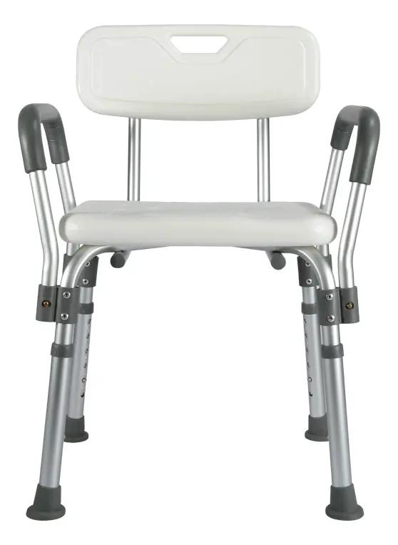 SILLA PLEGABLE PARA DUCHA CON RESPALDO Y REPOSABRAZOS - 9