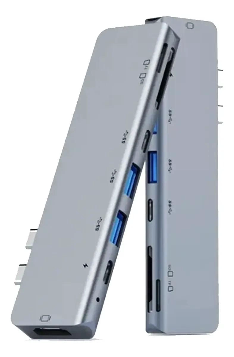 ADAPTADOR MULTIFUNCIONAL USB TIPO C CON 7 PUERTOS - 6