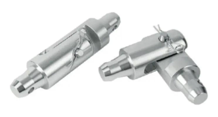 BISAGRA CONICA DOBLE PARA ESTRUCTURAS TRUSS - 1