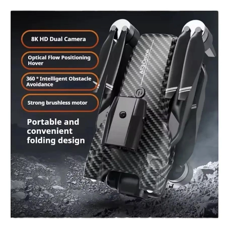 DRONE COMPACTO CON DOBLE CAMARA Y GPS PARA FOTOGRAFIA AE REA - 3