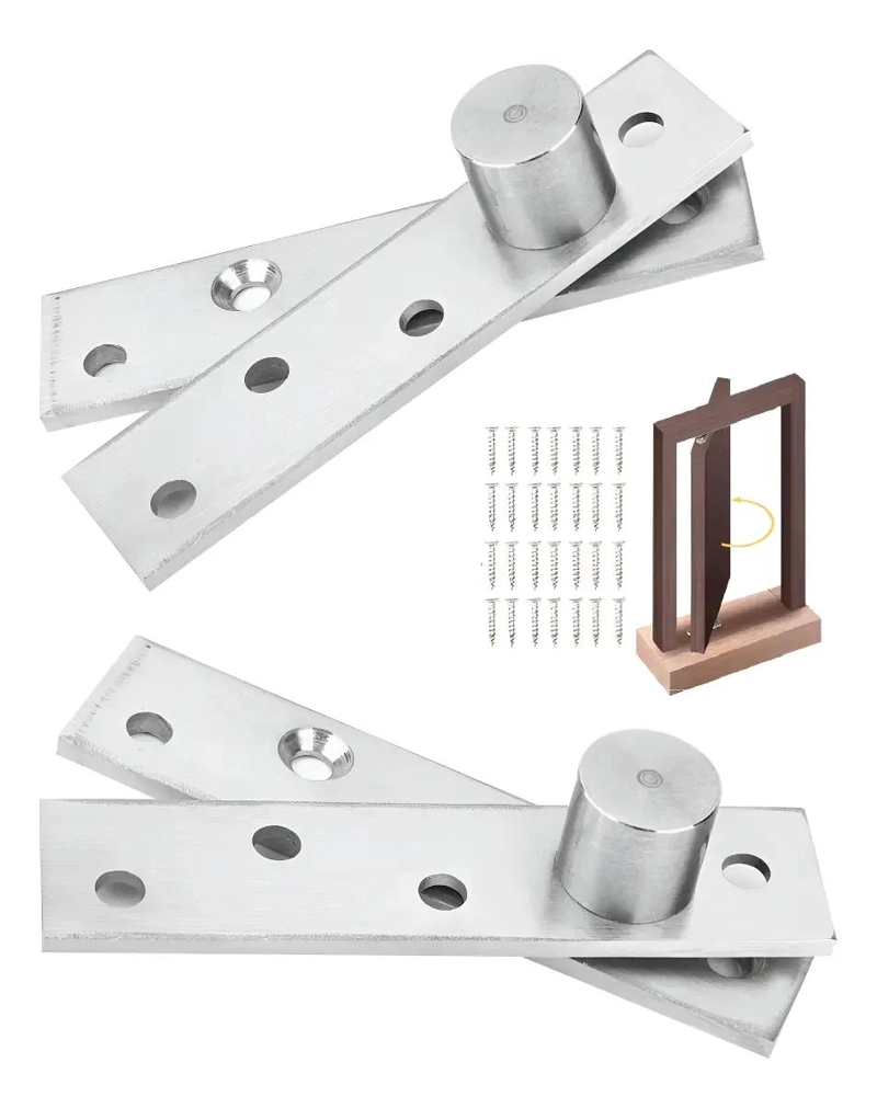 BISAGRAS OCULTAS DE ACERO INOXIDABLE 15CM PARA PUERTAS - 1