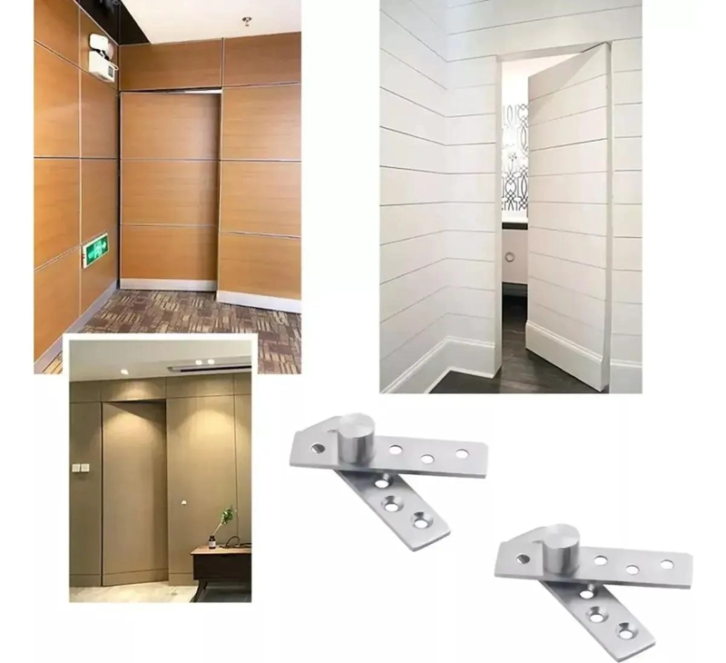 BISAGRAS OCULTAS DE ACERO INOXIDABLE 15CM PARA PUERTAS - 6