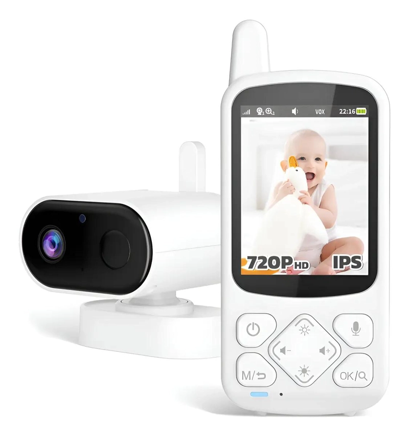 CAMARA DE VIGILANCIA PARA BEBE S Y ANCIANOS CON PANTALLA DE 2.8 PULGADAS - 1