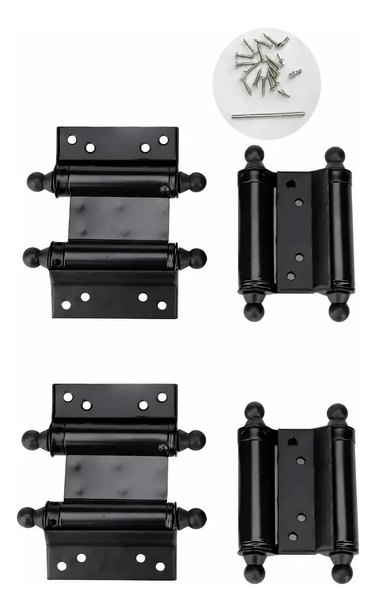 BISAGRA DOBLE ACCION DE ACERO PREMIUM PARA PUERTAS BATIENTES - 1