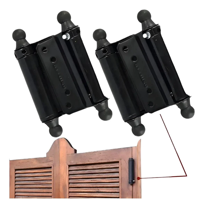 BISAGRA DOBLE ACCION DE ACERO PREMIUM PARA PUERTAS BATIENTES - 2