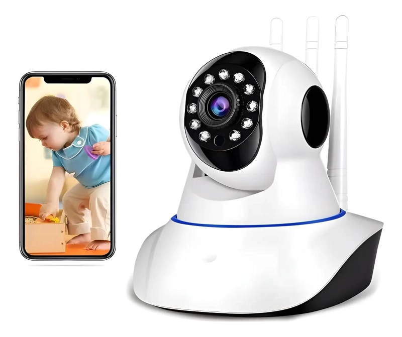 CAMARA DE SEGURIDAD IP INALAMBRICA CON VISION NOCTURNA HD - 1