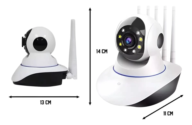 CAMARA DE SEGURIDAD IP INALAMBRICA CON VISION NOCTURNA HD - 3