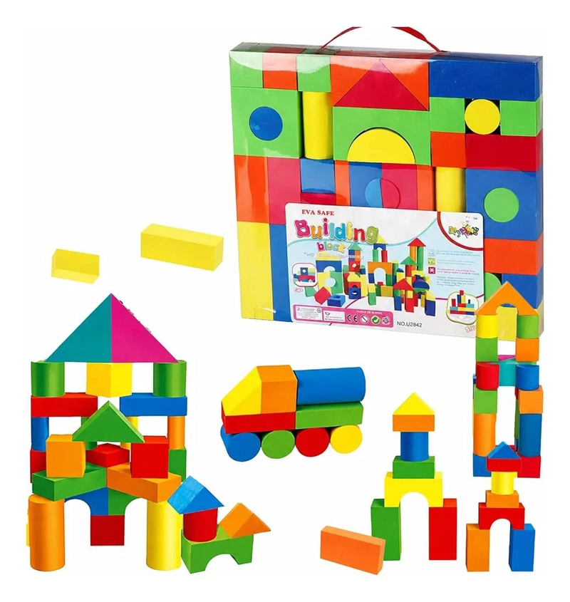 JUEGO DE BLOQUES DE CONSTRUCCION DE ESPUMA PARA NIÑOS - 1