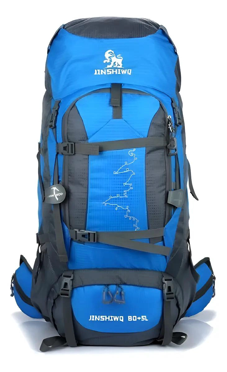 MOCHILA DE CAMPING IMPERMEABLE 80L PARA SENDERISMO - 1