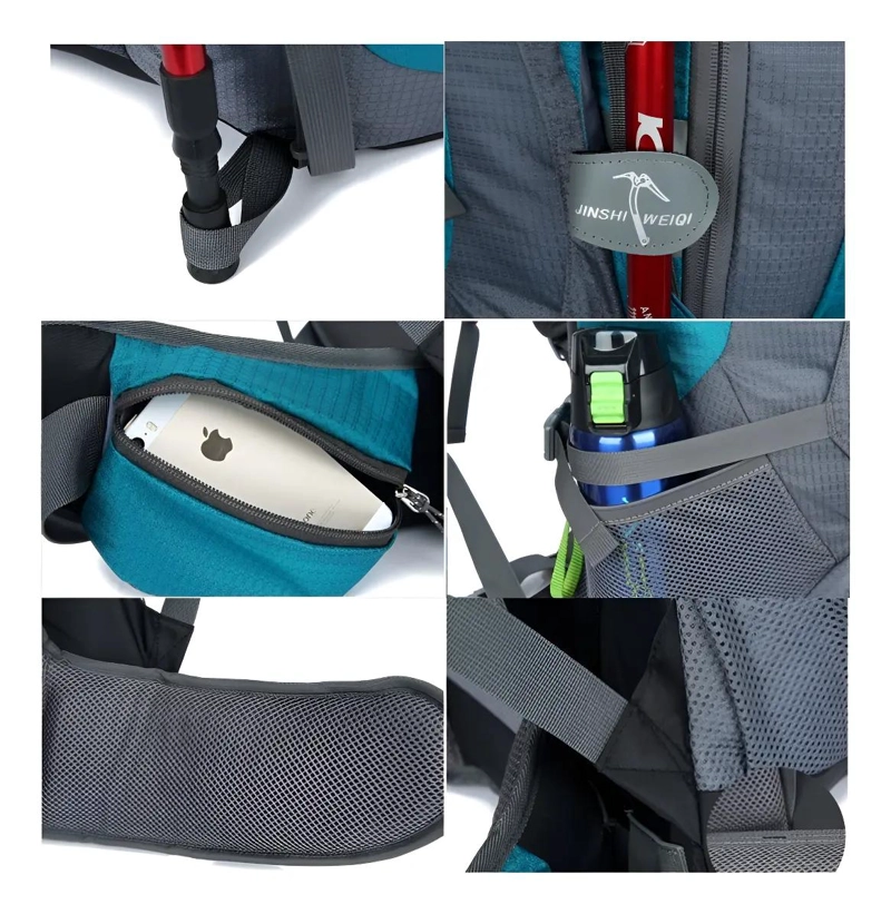 MOCHILA DE CAMPING IMPERMEABLE 80L PARA SENDERISMO - 10
