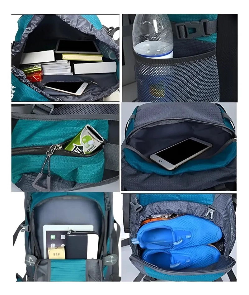 MOCHILA DE CAMPING IMPERMEABLE 80L PARA SENDERISMO - 3