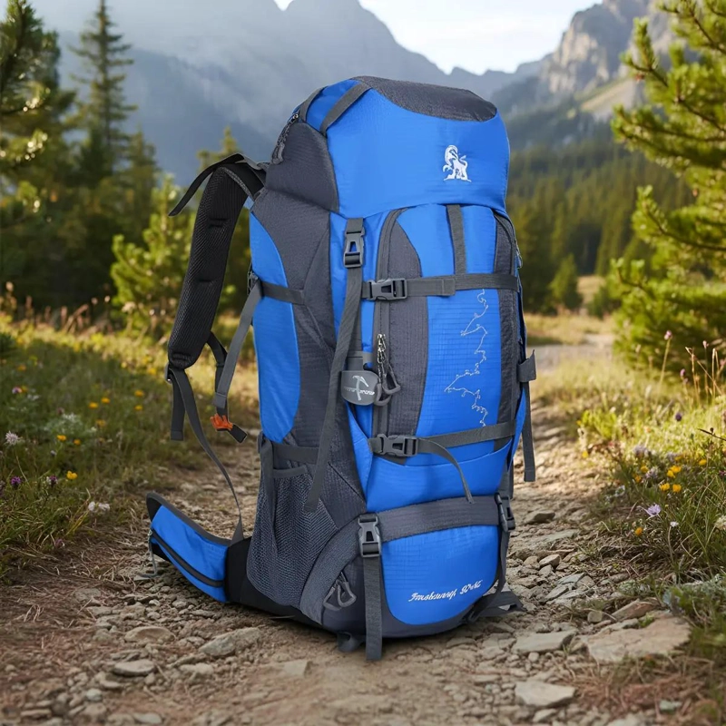 MOCHILA DE CAMPING IMPERMEABLE 80L PARA SENDERISMO - 6