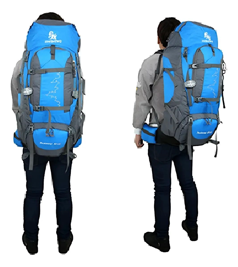 MOCHILA DE CAMPING IMPERMEABLE 80L PARA SENDERISMO - 7