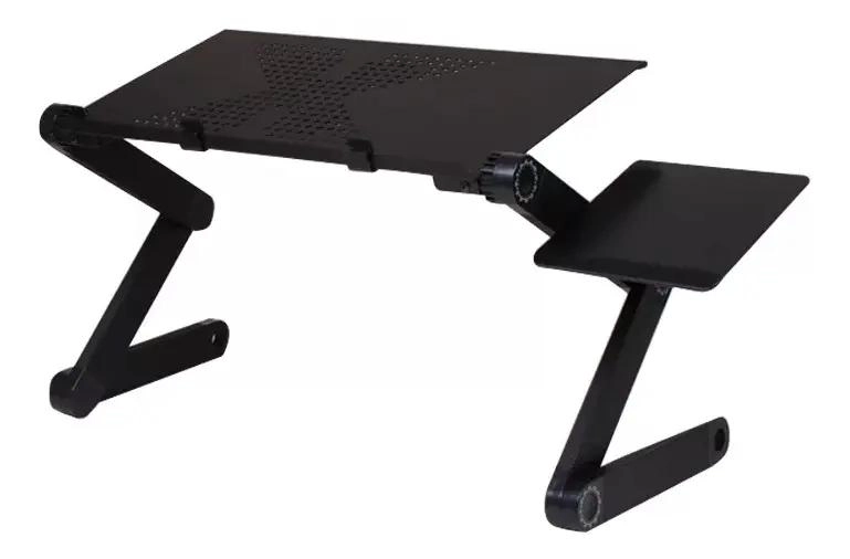MESA PORTATIL AJUSTABLE CON VENTILADOR PARA LAPTOP Y TABLET - 2