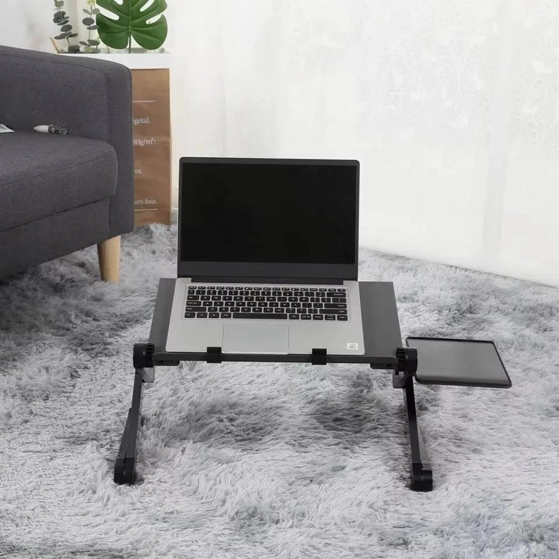 MESA PORTATIL AJUSTABLE CON VENTILADOR PARA LAPTOP Y TABLET - 4