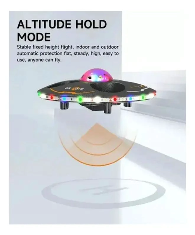 DRONE CONTROL REMOTO CUATRO EJES CON LUZ LED - 2