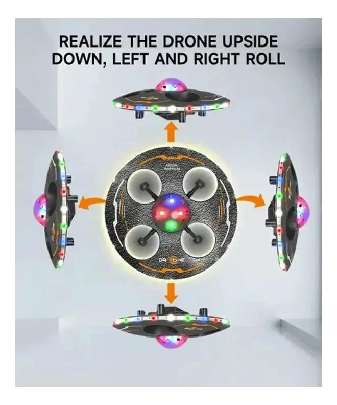 DRONE CONTROL REMOTO CON SENSOR Y LUZ LED - 5