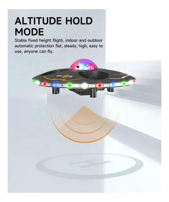 DRONE CONTROL REMOTO CUATRO EJES CON LUZ LED - 2
