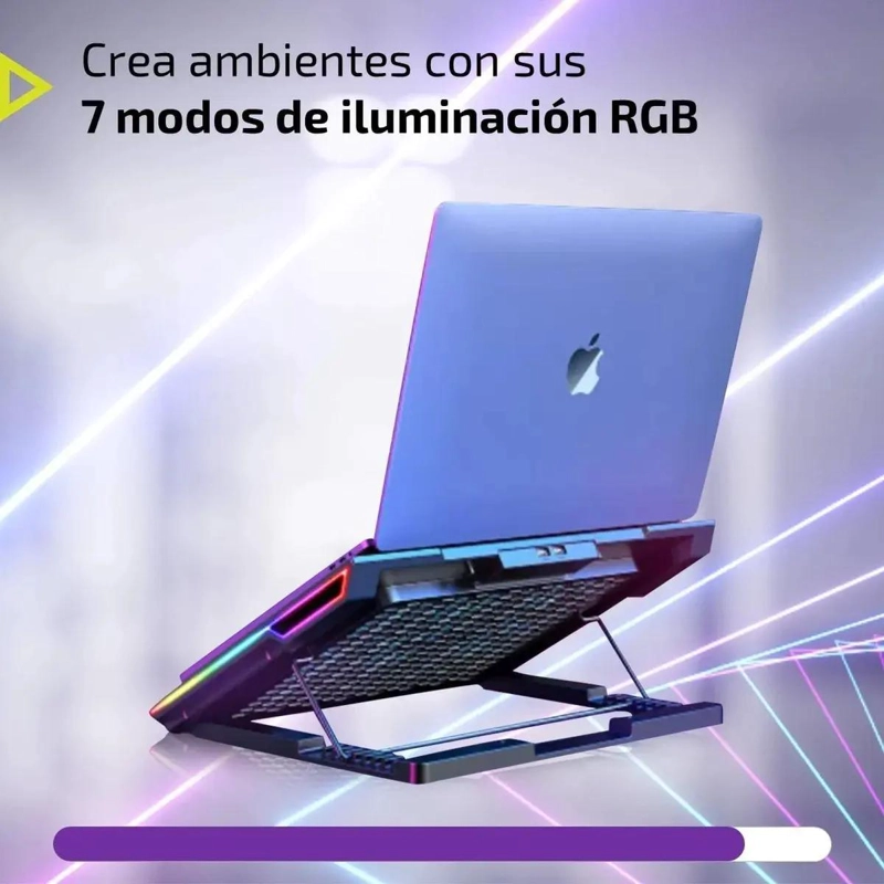 BASE ENFRIADORA AJUSTABLE PARA NOTEBOOKS DE 17 PULGADAS - 2