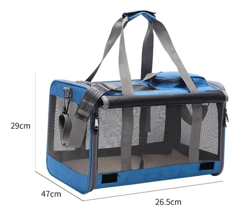 BOLSO PRACTICO PARA TRANSPORTE DE MASCOTAS PEQUEÑAS - 2