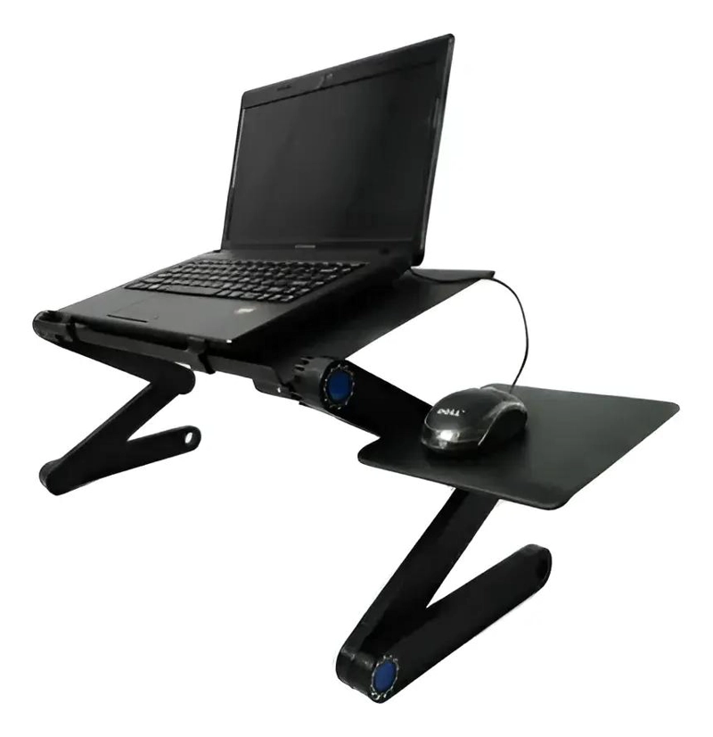 MESA PLEGABLE AJUSTABLE CON ENFRIADOR PARA NOTEBOOK - 1
