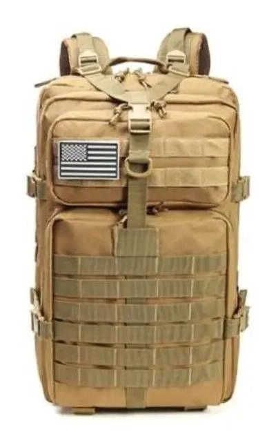 MOCHILA TACTICA MULTIFUNCIONAL IMPERMEABLE 45 LITROS - 1