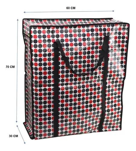 BOLSA MATUTERA REUTILIZABLE 60X70CM IDEAL PARA COMPRAS - 3
