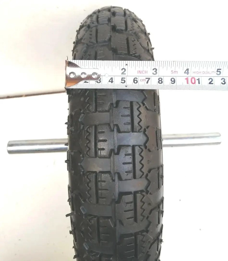 RUEDA NEUMATICA PARA CARRETILLA 350X8 DE ALTA DURABILIDAD - 4