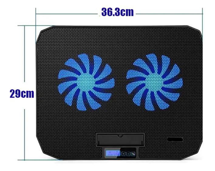 BASE SOPORTE ERGONOMICO PARA NOTEBOOK CON VENTILADORES - 8