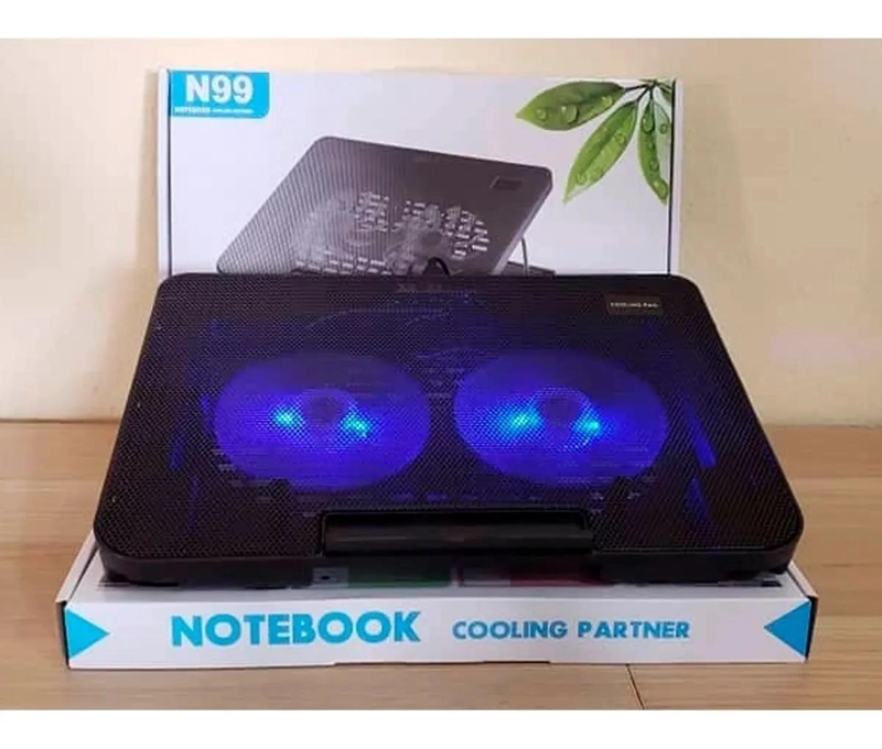 BASE ENFRIADORA PARA NOTEBOOK CON VENTILADORES Y USB - 8