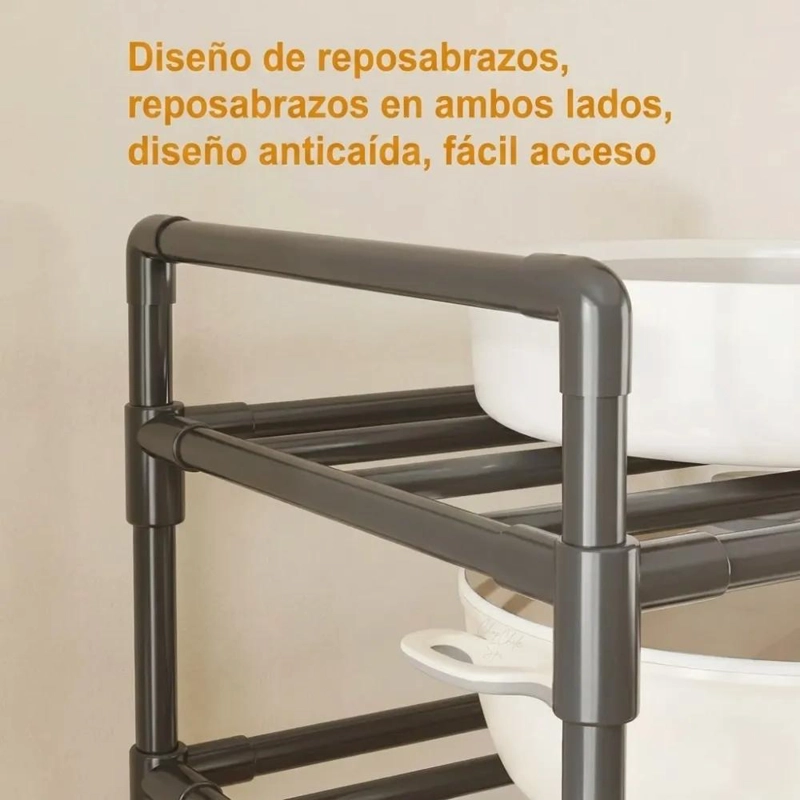 ESTANTE ORGANIZADOR MULTIFUNCIONAL PARA COCINA Y BAÑO - 4