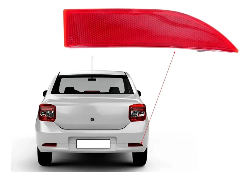 MICA REFLECTANTE DERECHA PARA RENAULT SYMBOL 2014 A 2016 - 1