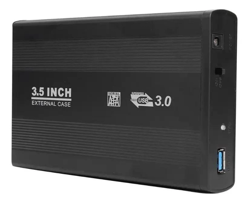 CARCASA EXTERNA PARA DISCO DURO SATA 3.5 USB 3.0 - 2