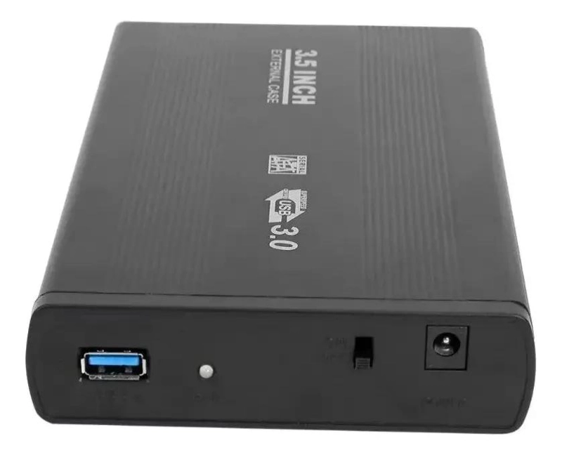CARCASA EXTERNA PARA DISCO DURO SATA 3.5 USB 3.0 - 3