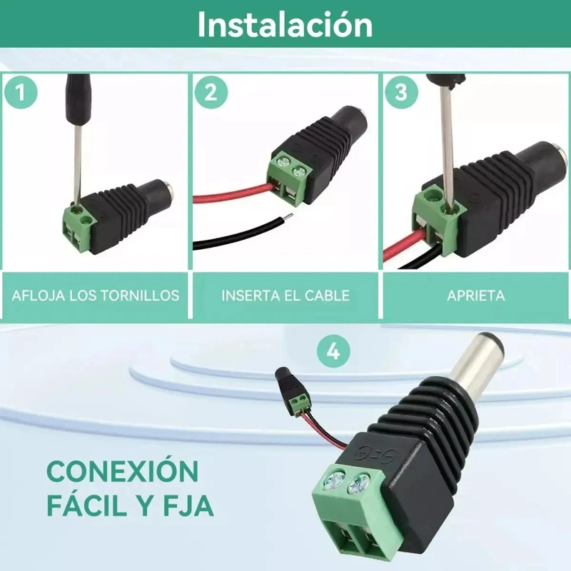 TRANSCEPTORES DE VIDEO BALUN HD PARA CCTV CON CONECTORES - 8
