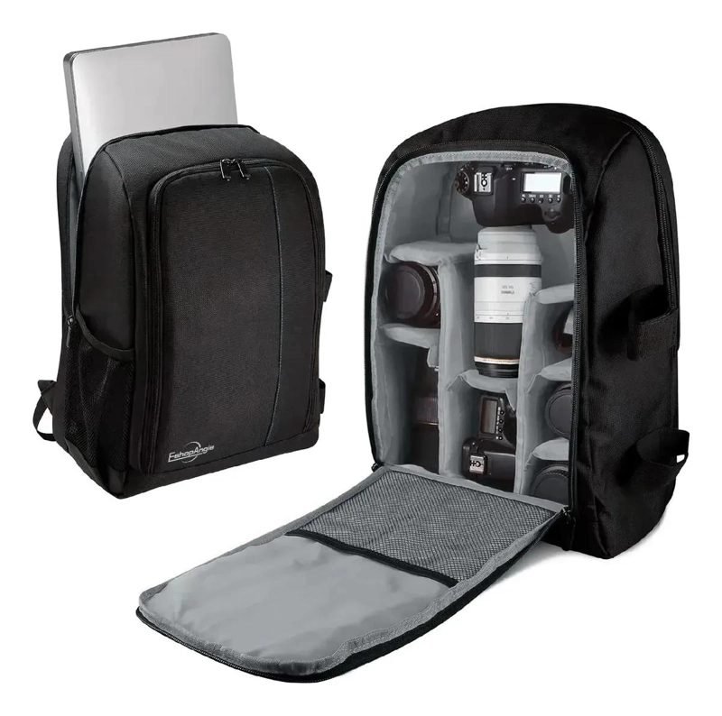 MOCHILA FOTOGRAFICA Y DE NOTEBOOK CON COMPARTIMENTOS AJUSTABLES - 1